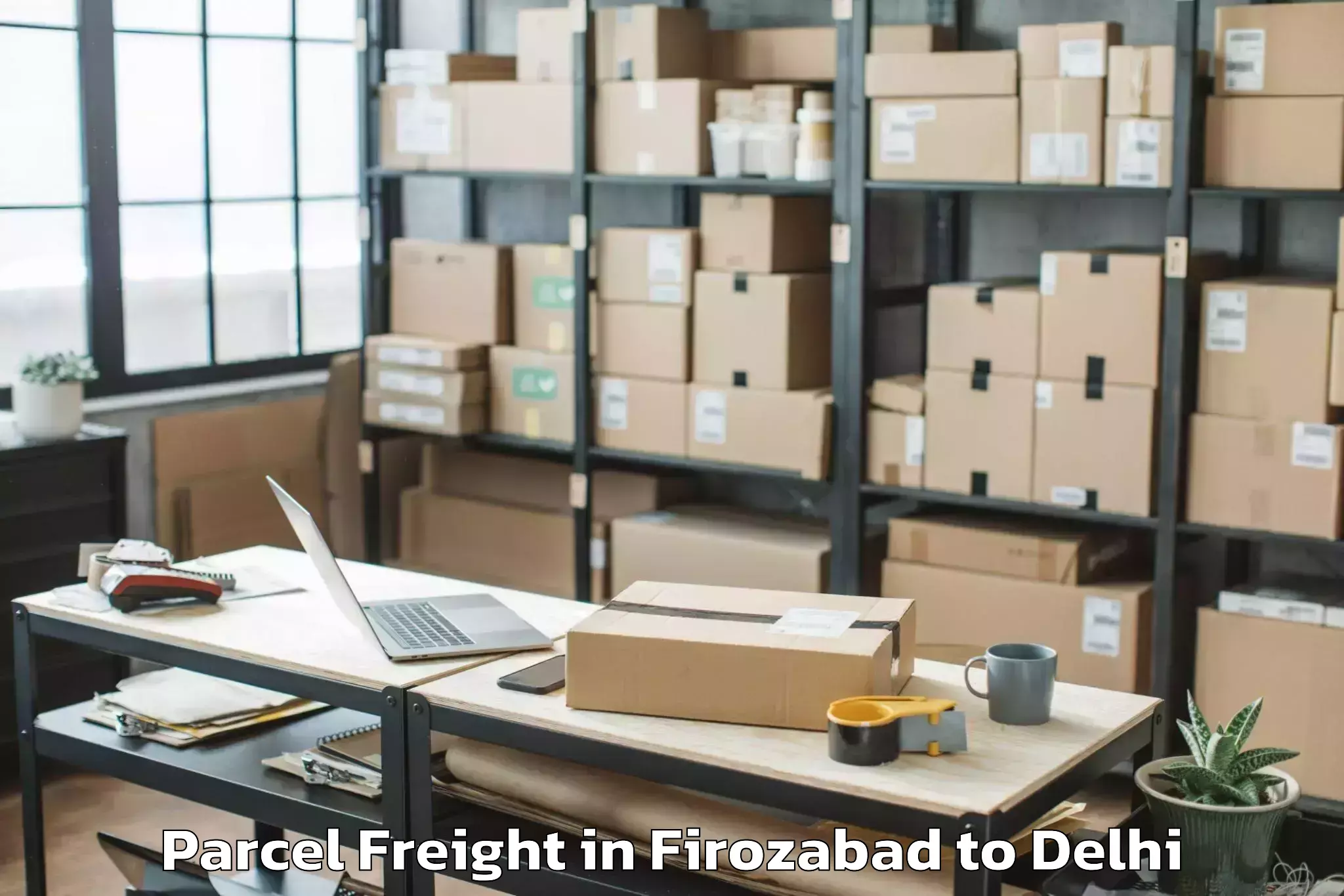 Quality Firozabad to D Mall Paschim Vihar Parcel Freight